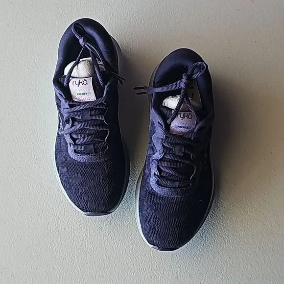 Nearly New Ryka Academy Blue Frenzy Lace Up Sneaker, Size 9 - Picture 3 of 5